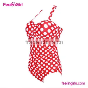 Red Dot Plus Size Bikini Wholesale Swimwear thumbnail-3