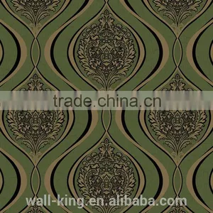Chinese Royal Style Wallpaper Green Grass Color thumbnail-1