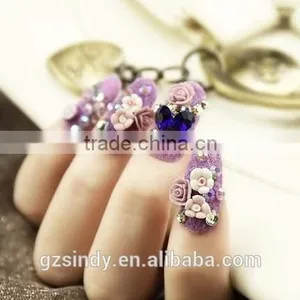 500pcs Ceramic Flower! Nail Art Ceramic Flower 5MM! ZX:TC809 Quality Choice thumbnail-1
