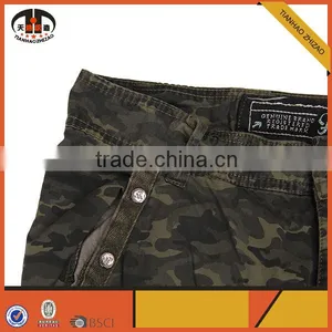 Custom Military Style Spandex Camo Shorts Wholesale for Men thumbnail-3