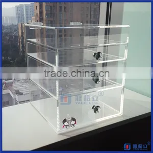 Factory Wholesale Popular Acrylic Jewellery Storage Box w/ DIVIDERS thumbnail-5