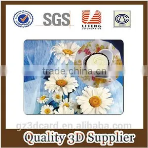 Advertising 3D Lenticular PP/PET Plastic Rubber Table Mat From China Facotry 2015 thumbnail-1
