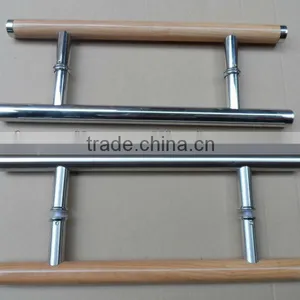High Quality Stainless Steel Wood Door Pull Handle thumbnail-1