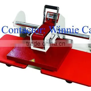 Manual Two Trays Heat Transfer Press Machine for Tshirt thumbnail-1