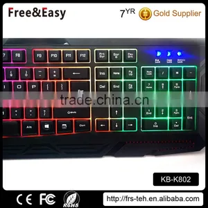 Cool LED Illuminated Ergonomic Backlit Gaming Keyboard Manufacturer Quality Choice thumbnail-2