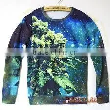 Sublimation Printed Hoodies Cool Custom Sublimation Hoodie Sweatshirts thumbnail-1