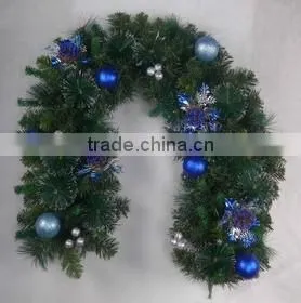 Wholesale Decorated Pine Needle Artificial Christmas Garland Quality Choice thumbnail-4