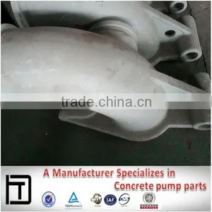 Concrete Pumps Parts, DN125*R275 Twin-wall Steel Pipe Fitting Elbow thumbnail-1