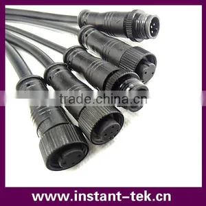 INST Male to Male With Nut Bulkhead Pigtail Cable Connector Adapter thumbnail-3