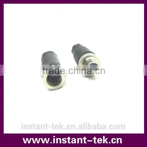 INST IP67 M12 4pin Male Plug IP67 Female Socket thumbnail-1