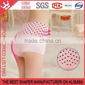 [fit] Sexy Women's Dot Patterned High Waist Shaping Panty Underwears K170 thumbnail-6
