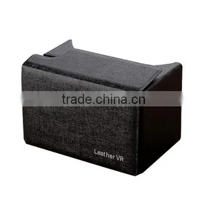LOGO Branding Leather VR Box 2.0, Premium Quality Virtual Reality VR Glasses thumbnail-1