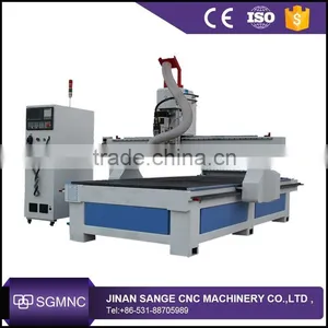 China 1325 3d Atc Cnc Wood Machine , Automatic Door Engraving Router Cnc With Vacuum Table thumbnail-1