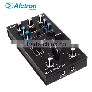 Alctron MX-2 Mini Portable DJ Mixer for Ios,Pro IOS Mini Mixer,Pro Instrumental Mini Mixer thumbnail-2