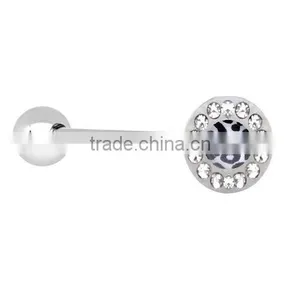 Leopard Barbell Stainless Steel Tragus Cartilage thumbnail-1
