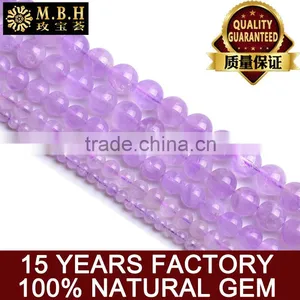 Factory Wholesale Natural Lavender Amethyst Beads Semi Handmade Beaded Jewelry Crystal Violet DIY thumbnail-1