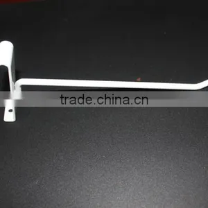 White Powder Coat Metal Hook for Grid Wall thumbnail-3