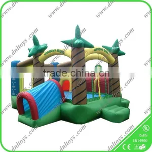 Monkey Explorer Inflatable Jumper/Bouncer With Slide Combo thumbnail-1
