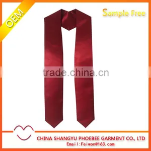 Hot Sell Primary School Graduation Red Stole thumbnail-1