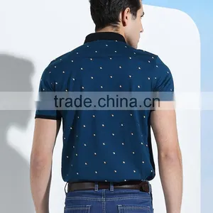 Men's Casual Bussiness Short Sleeve Cotton POLO Drops Shirts thumbnail-3