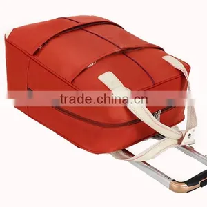 Custom Multifunction Waterproof Nylon Large Capacity Tote Travel Trolley Luggage Bag thumbnail-5
