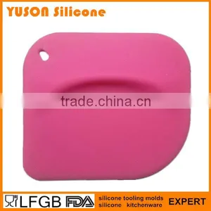 All Purpose Food Grade Square Wiper Blade Bowl Silicone Scraper Quality Choice thumbnail-1