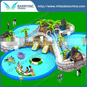 2016 Hot Inflatable Adult Toys Amusement Water Park Slide for Sale thumbnail-1