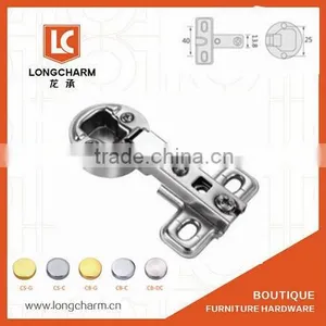 Soft Close Glass Door Hinge Half Overlay Glass Door Concealed Hinge thumbnail-1