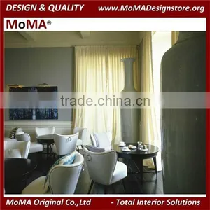 White Leather Club Chair/ Luxury Restaurant Furniture For Sale thumbnail-1