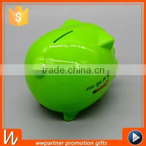 Custom Plastic Piggy Bank for Promotion thumbnail-2