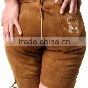 LADIES SHORT LEDER HOSE , Traditional German Shorts / TRACHTEN WEARS thumbnail-3