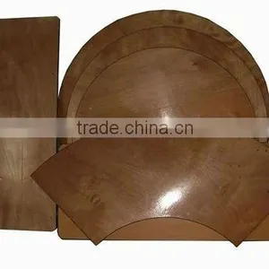 6FT Plywood Folding Round Table Used Party Rental Furniture For Sale thumbnail-6