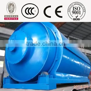2015 New Tech Q245R Waste Tyres/ Rubber Pyrolysis to Oil Plant thumbnail-2