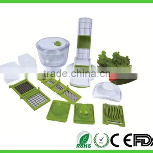 Eco-friendly Manual Plastic Vegetable Quick Chopper thumbnail-1