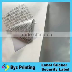Custom 6mm Round Destructible Calibration Void Stickers, Warranty Void if Broken Label, Self-destroying thumbnail-1
