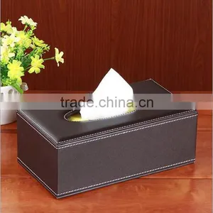 Factory Sale Leather Tissue Box Cover,facial Tissue Box,tissue Box Wholesale thumbnail-3