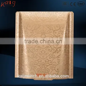 86 Type Golden Waterproof Light Switch Cover thumbnail-1