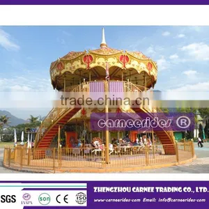 Grand Amusement Park Merry go Round, Kids Merry go Round for Sale, Kids Mini Merry go Round Carousel for Sale thumbnail-3