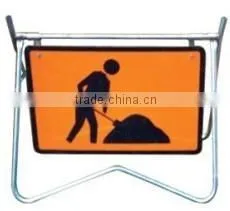 TTS Galvanized Temporary Swing Traffic Sign thumbnail-1