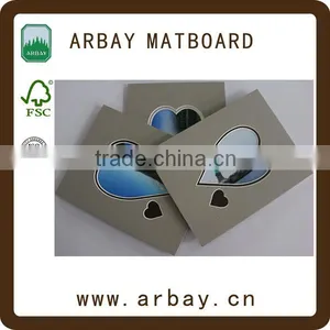 Promotional Gifts 11x14 Heart Shapes Paper Photo White Matt Board thumbnail-2