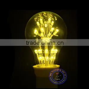 Antique LED Fireworks Filament Light A19 Edison Style Led Starry Light Bulb thumbnail-2
