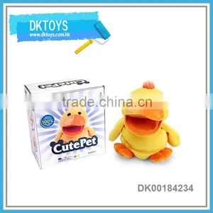Hot Sale New Item B/O Hand Toy Yellow Duck Window Box Plush Kids Toys thumbnail-1