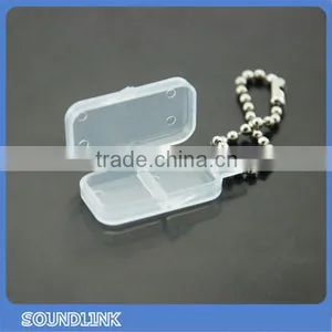 Clear Plastic Battery Carrying Case for Hearing Aids thumbnail-1