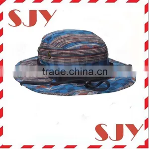Wide Brim Custom Printed Bucket Hats Wholesale thumbnail-2