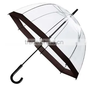 Dome PVC Transparent Umbrella thumbnail-1