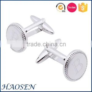2016 Wholesale Letter Mental Cufflinks for Men thumbnail-4
