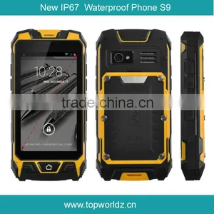 4.5 Inch PI67 ZGPAX S9 512MB +4GB Unlocked Waterproof Smartphone thumbnail-1