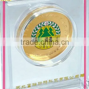 Hottest Brass Souvenir Logo Printed Gold Coins thumbnail-1