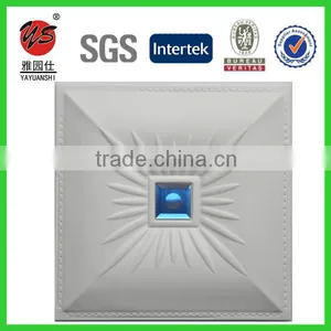 40x40cm 30x60cm 3D Soft PU Leather Wall Decorative Leather Wall Panels thumbnail-5