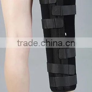 Black Knee Fixed Set / Soft Tissue Injures Protective Medical Knee Brace thumbnail-3